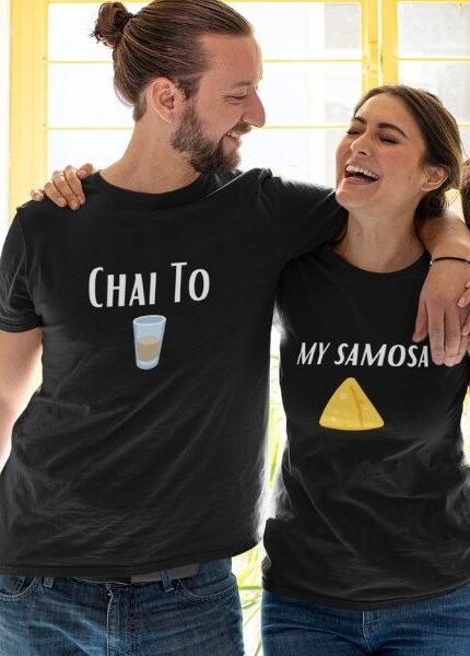 chai to my samosa graphic t shirt